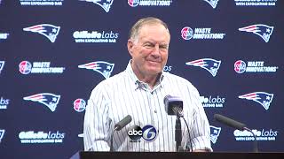 Bill Belichick smiles thinking back to Mike Vrabel vs Tom Brady in practice [upl. by Adidnere174]