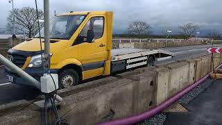 Higgins Neuk Kincardine Bridge Roundabout Falkirk District Scotland UK [upl. by Ellednahs]