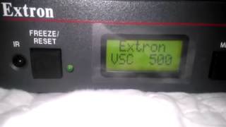 SSales NEW Extron VSC 500 High Resolution ComputertoVideo Scan Converter [upl. by Kcirddot]