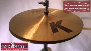 Zildjian New Beat HiHat 3 Pack with K Custom Dark Top 14quot [upl. by Hairehcaz257]