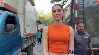 Ananya Pandey Spotted Spotted At Dance Deewane Set At Filmistan ananyapandey vanshumedia [upl. by Raseac]