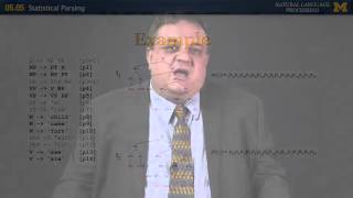 Lecture 31 — Statistical Parsing  Natural Language Processing  University of Michigan [upl. by Cindy]