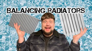 how to balance radiators easy plus other quick plumbing jobs [upl. by Anassor911]