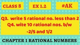 5 Ex 12 class 8 Q34 chapter 1 Rational Numbers By akstudy 1024 [upl. by Brace]