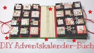 DIY AdventskalenderBuch tutorial  deutsch [upl. by Ameh484]