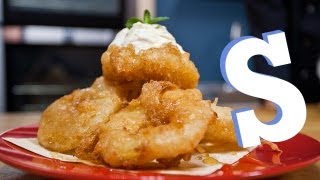 Pineapple Fritters Recipe  SORTED [upl. by Erbas]