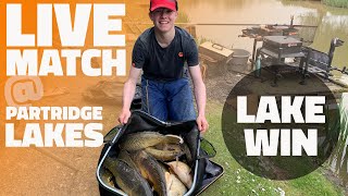 LIVE MATCH FISHING  Partridge Lakes Fishery [upl. by Ulund579]