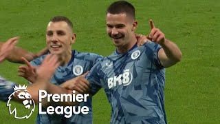 Leander Dendoncker gives Aston Villa 20 lead over Manchester United  Premier League  NBC Sports [upl. by Ennaul]