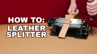 ✨ HOW TO Leather Splitter⁠ ✨ [upl. by Oni]