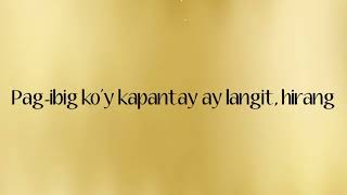 Kapantay ay LangitMale Karaoke [upl. by Geri]