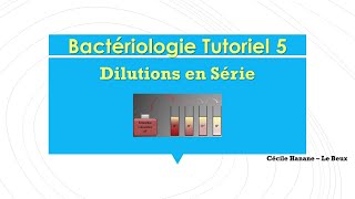 Bactériologie Tutoriel 5  Réaliser des dilutions en série [upl. by Ahgem120]