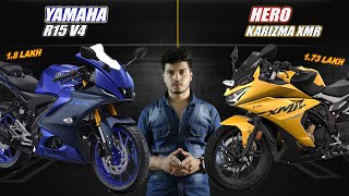 Yamaha R15 V4 VS Hero Karizma XMR  Best Bike in the Segment [upl. by Aleac]