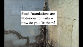 Uncover the truth about concrete block foundation repairs [upl. by Eaneg]