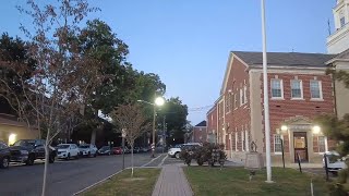 Evening walk in Nutley NJ  E High St at Franklin Ave to Hillside Ave to around the library [upl. by Dream]