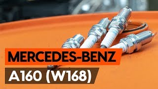 Hvordan bytte tennplugger der på MERCEDESBENZ A160 W168 BRUKSANVISNING AUTODOC [upl. by Harehs960]