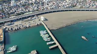 湘南海岸線ドローン空撮 平塚花水川〜大磯港〜西湘バイパス大磯西 [upl. by Crosley]