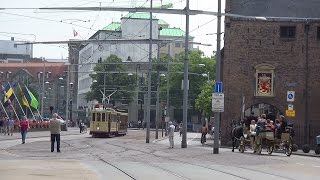 HTM 150 jaar tram in Den Haag  GTL8 amp Diverse HOVM amp TramwegStichting Musemtrams  12 juli 2014 [upl. by Tallula]