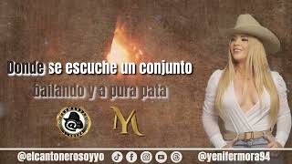 CAMPESINA HASTA LA CACHA  YENIFER MORA  VIDEO LYRICS [upl. by Desdamonna242]