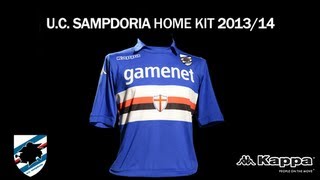 UC Sampdoria Home Kit 201314 [upl. by Zamir]