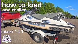 How to load and trailer a PWC jetski [upl. by Dibb]