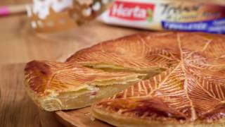 Recette de galette des rois à la frangipane HERTA® [upl. by Kletter]