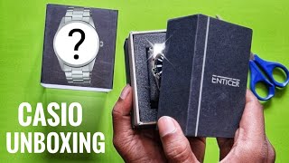 Casio unboxing 🔥ENTICER MEN🇮🇳 MTPVD02D1EUDF  A1947 [upl. by Anzovin]