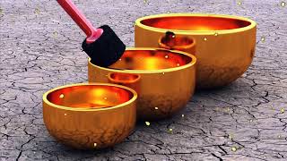 3 HOURS Long Tibetan Singing Bowl Meditation Chakra Healing  Third Eye  Brow Chakra [upl. by Ailito940]