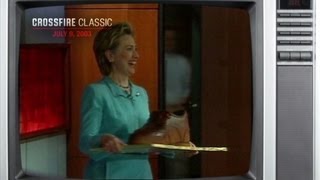 Crossfire Classic Tucker Carlson eats Hillary Clinton [upl. by Dustin409]