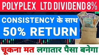 polyplex share latest news today  मुनाफा कमाने के मका आया है कि कीया करे [upl. by Nilram874]