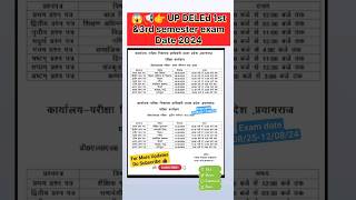 UP Deled 1st semester exam 2024  Up Deled 3rd semester exam date 2024 up exam viral shorts [upl. by Itirp]