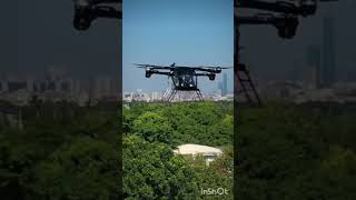 Man taxi drone full safety flying drone dronetakeoff agriculturedrone army droneforagriculture [upl. by Asia523]