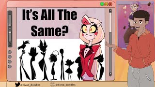 Analyzing Vivziepops Character Design Hazbin Hotel and Helluva Boss  Art Commentary [upl. by Benson650]