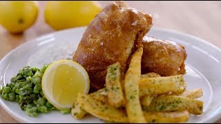 〈拉姆齊上菜〉脆魚薯條配碗豆泥│Fish amp Chips│Gordon Ramsay [upl. by Naek228]