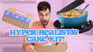 Make Your Own Hyper Realistic Cake with My New Cake Kit I JonnyCakes [upl. by Yerrok]