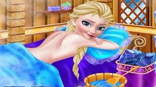 Disney Frozen Game  Frozen Elsa Makeover Spa Baby Videos Games For Kids [upl. by Hussar]