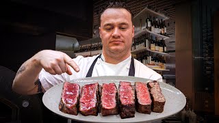 How Michelin Chefs Cook Steak From Blue to Well Done [upl. by Grounds]