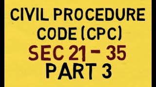 Civil Procedure Code 1908 Memorise Easily and Quickly  CPC Part 3 [upl. by Delle433]