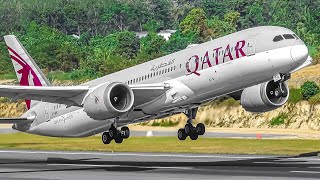 ✈️ 100 CLOSE UP TAKEOFFS amp LANDINGS in 1 HOUR 🇹🇭  Phuket Airport Plane Spotting HKTVTSP [upl. by Milewski274]