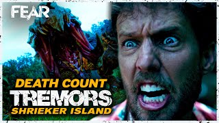 Tremors Shrieker Island 2020 Death Count  Fear The Home Of Horror [upl. by Jacey]