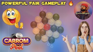 Powerful Fair Gameplay 💥  Carrompool  Shahzad’s Gaming  Carrom Disc Pool  Carrom Board [upl. by Nowyt]