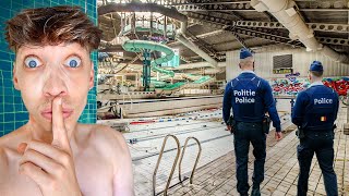 Opgepakt door POLITIE in VERLATEN Zwembad in de nacht [upl. by Babette]