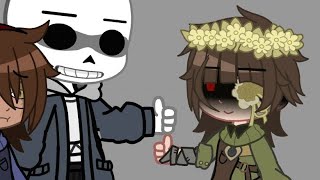 quotHow Fanon Sans and Chara Relationship looked like Vs My AUquot  Undertale [upl. by Sewoll]