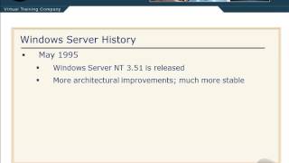 2 Windows Server History pt 1 [upl. by Brod]