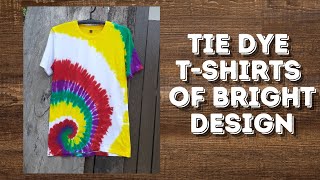 Tie Dye Tshirt of Bright Design  Tie Dye Pattern [upl. by Atiuqin]