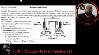 Chimie  Brevet  Session 1 2019  FR  ProsTutor [upl. by Eurd]