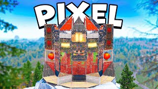 PIXEL ONLINE  OFFLINE rust base design  80 ROCKET [upl. by Gridley]