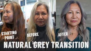 Hair Transformations with Lauryn Grey Transition Colour Correction Touch up Ep 175 [upl. by Ardnod]