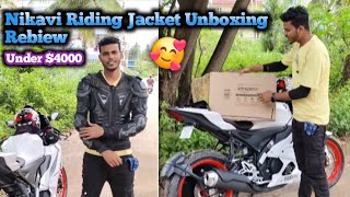 Nikavi ka best Riding jacket unboxing review under 4000 trendingvideo 🥰 [upl. by Aissat]