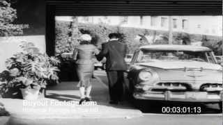 HD Stock Footage Fashion on Parade Don Loper 1956 Newsreel [upl. by Salene]