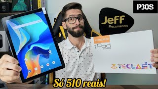 TECLAST P30S Tablet BARATO Demais Vale a Pena UnboxingAnálise completa [upl. by Encratis]